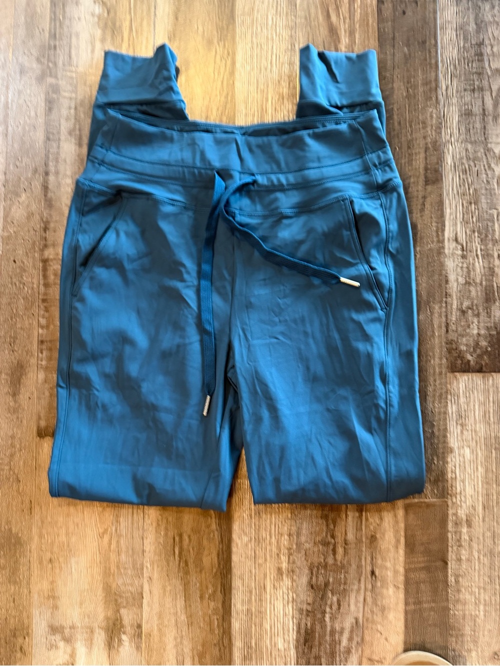 HALARA Teal Blue Drawstring Track Joggers Sz med